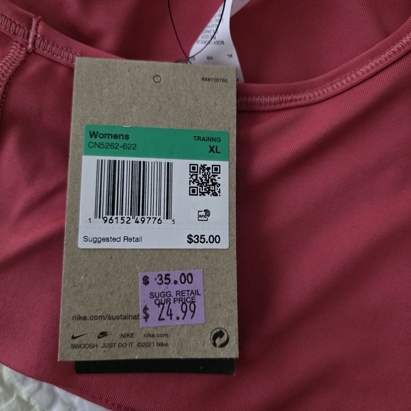 Nike Pink Sports Bra - Picture 2 of 4
